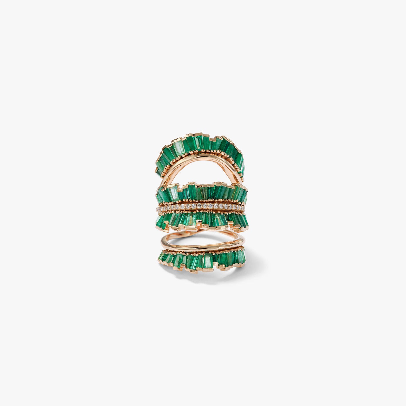 Triple Ruched Ring