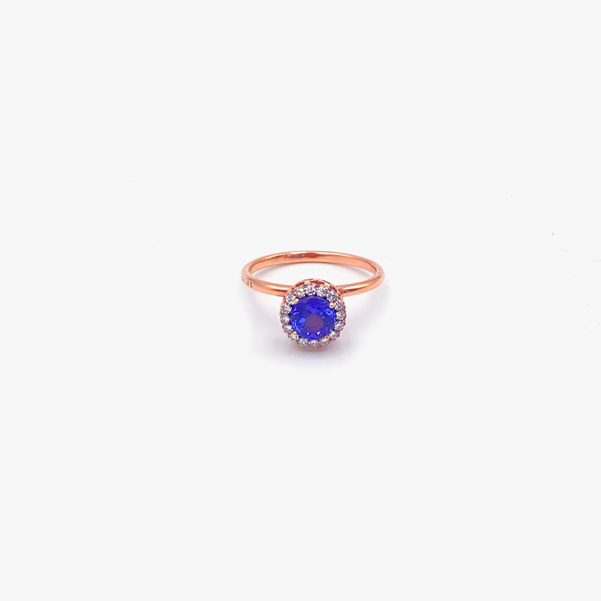Beirut Purple-Blue Tanzanite Ring
