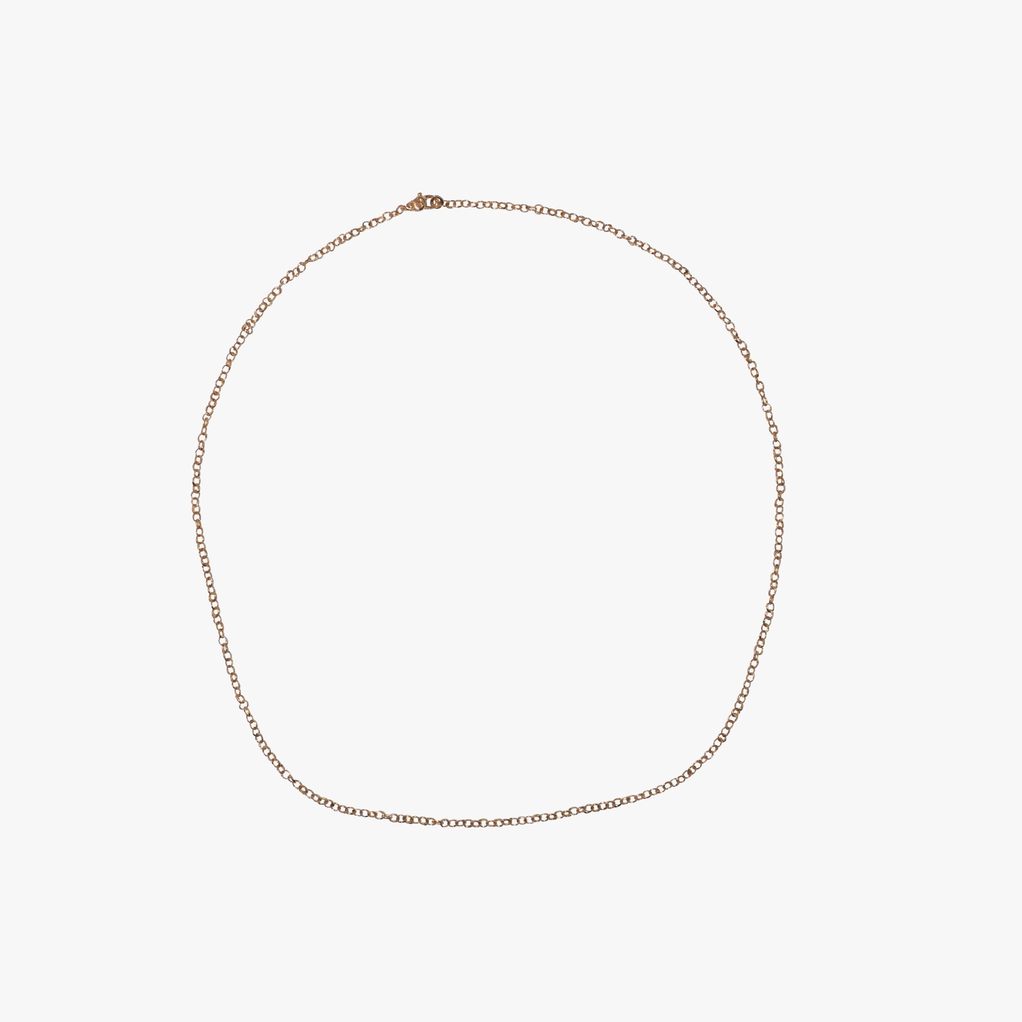 Long Rose Gold Micro Chain