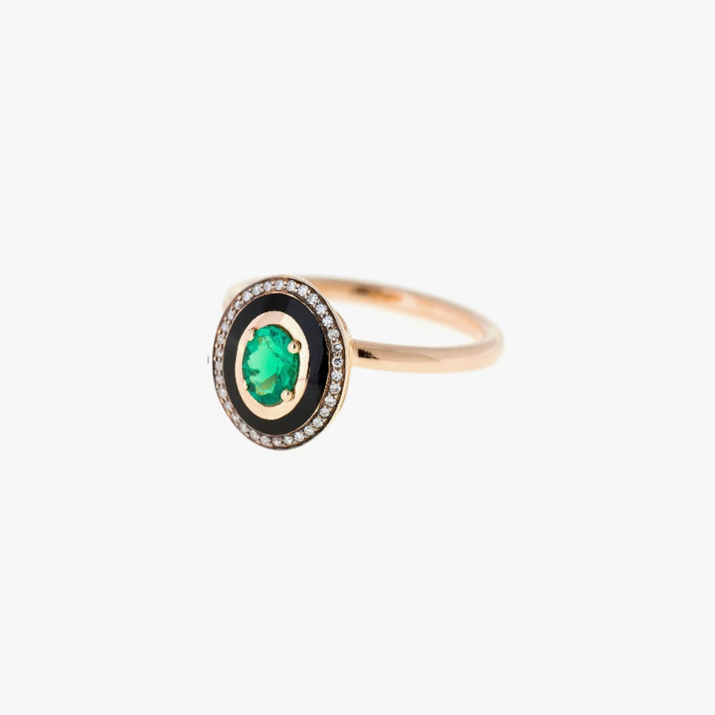 Mina Emerald Ring