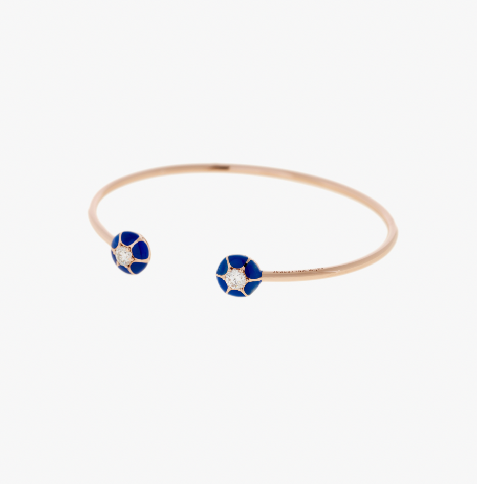 Sea Flower Bracelet with Diamonds